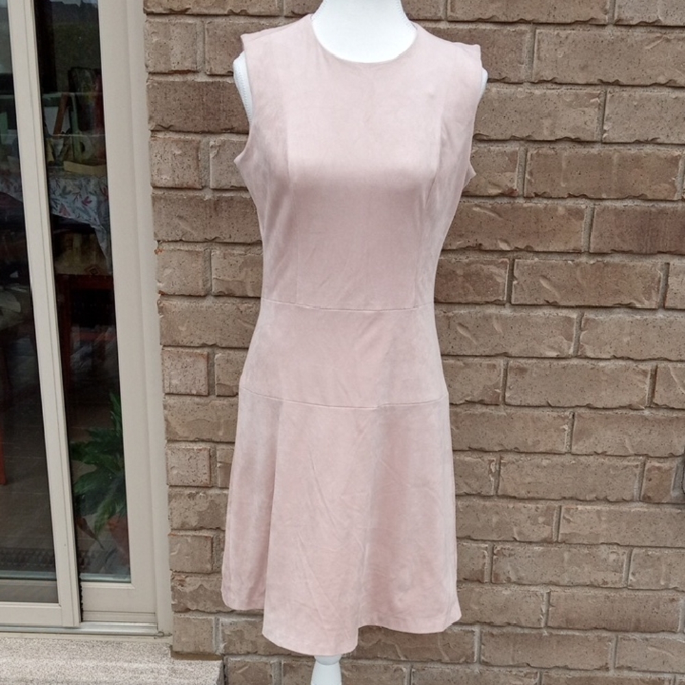 Lila Rose Blush Sleeveless Midi Dress